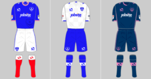 Historical Kits images of Portsmouth FC shirts