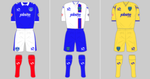 Historical Kits images of Portsmouth FC shirts